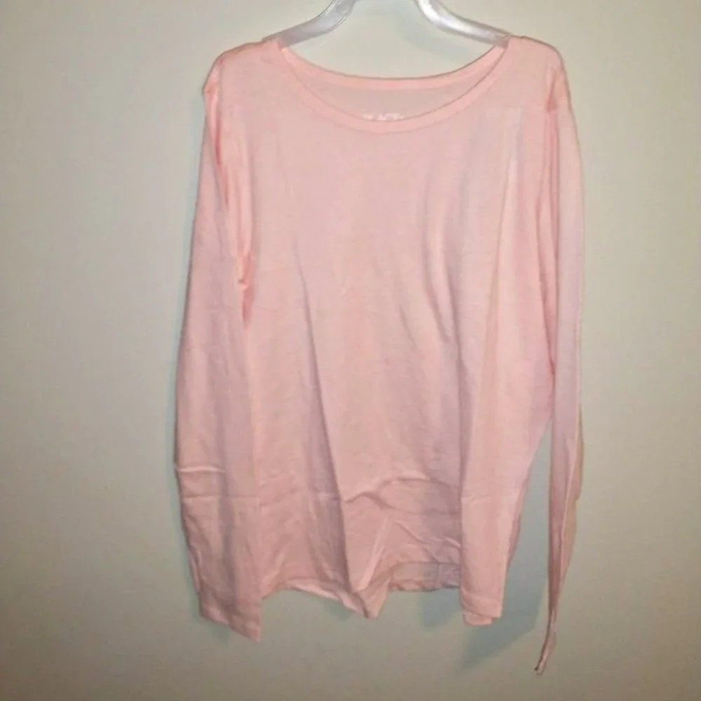 Children's Place girls long sleeve shirt light pink size Large 10/12 K-134